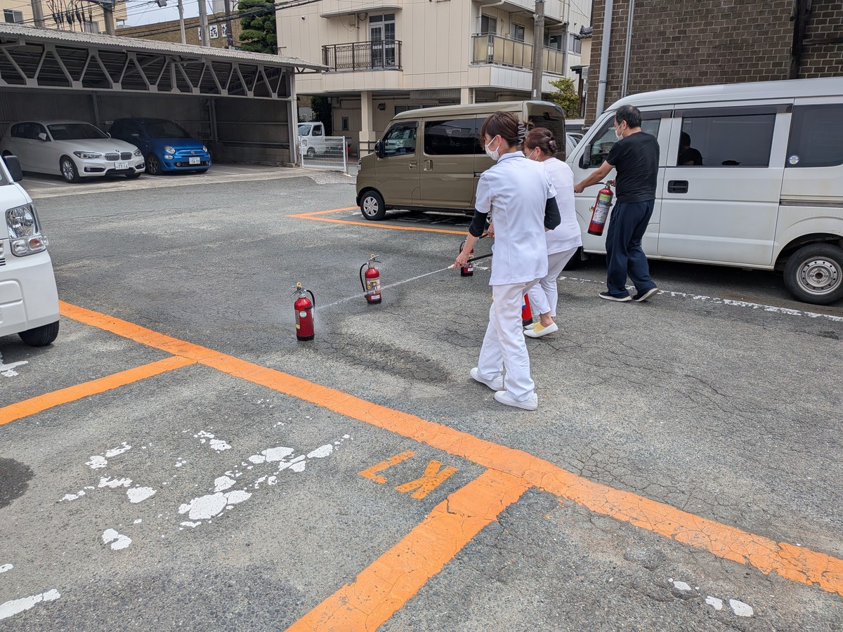 5月22日 消防訓練を実施しました～患者様の安全を守るために～