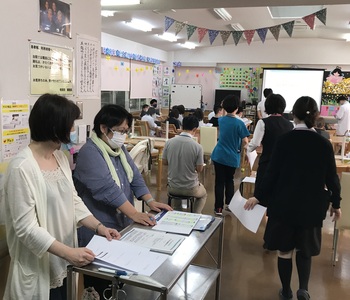 デイサービスにて